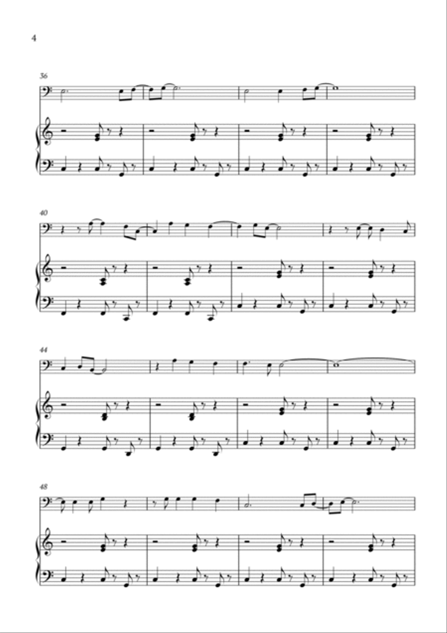 Kiss The Girl Piano scores gallery preview page 4