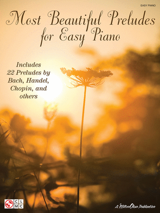 Book cover for Most Beautiful Preludes for Easy Piano