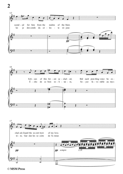 Grétry-Naissantes fleurs,from 'Céphale et Procris',in G Major,for Voice and Piano image number null