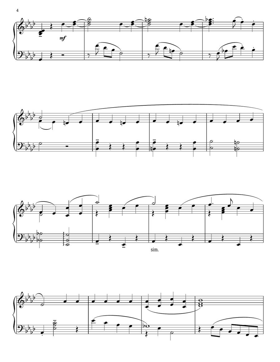 Be Our Guest (from Beauty And The Beast) Piano Solo scores gallery preview page 4