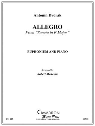 Book cover for Sonata in F - Allegro