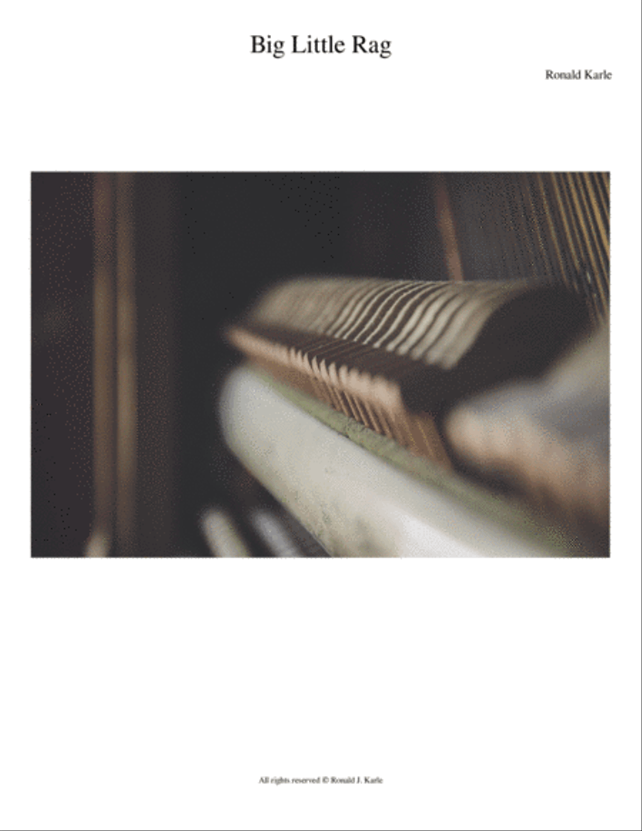 Big Little Rag Piano Method scores gallery preview page 1
