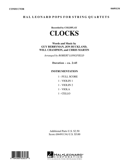 Clocks - Full Score