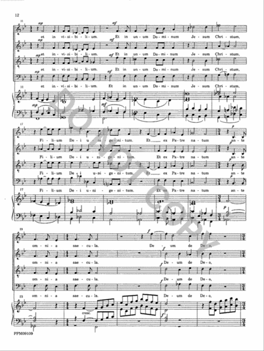 Missa Matris Dei Missa Matris Dei 4-Part scores gallery preview page 13