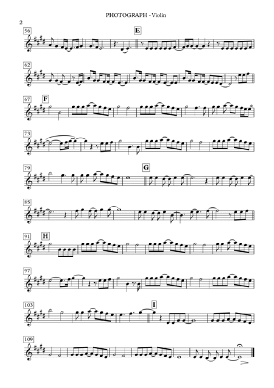 Photograph Violin Solo scores gallery preview page 3
