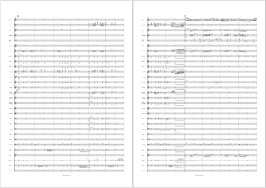 The Danserye Concert Band scores gallery preview page 12