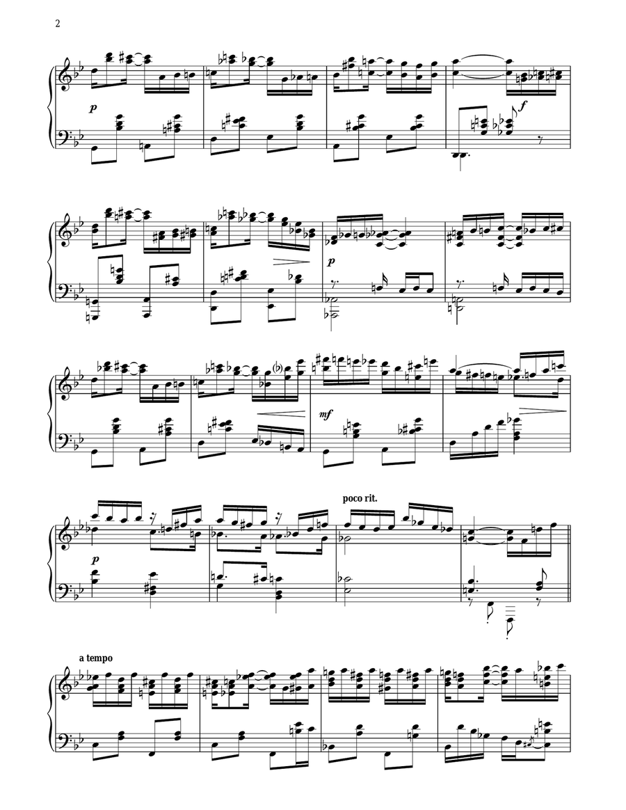 Contentment - A Rag Contentment - A Rag Piano Solo scores gallery preview page 2