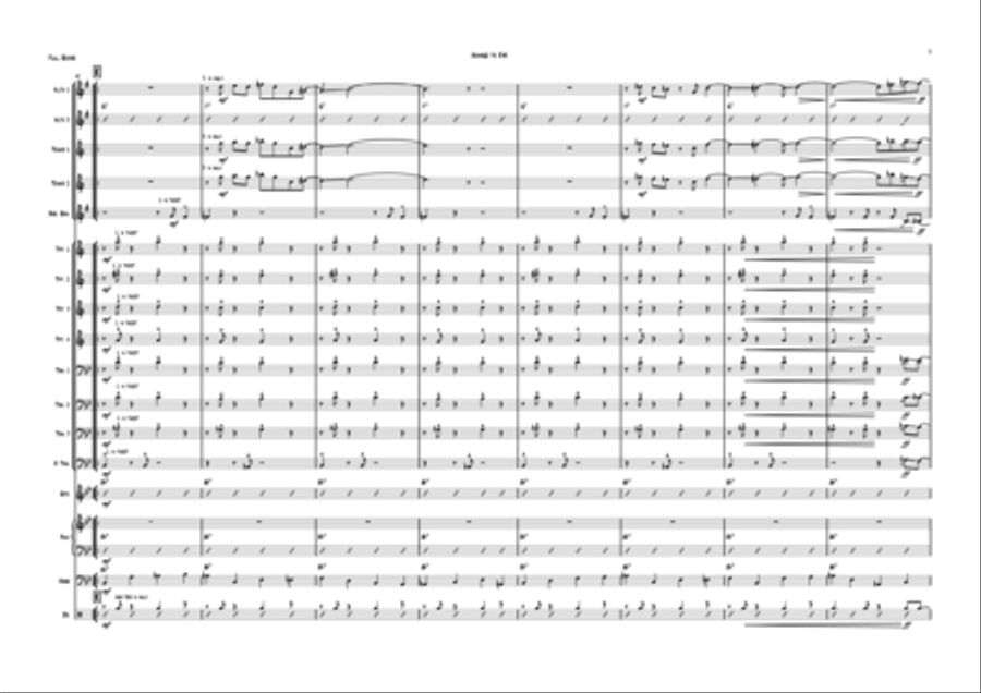 Homage to B.M. Jazz Ensemble scores gallery preview page 5