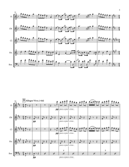 Farandole from L'Arlesienne for Woodwind Quintet image number null