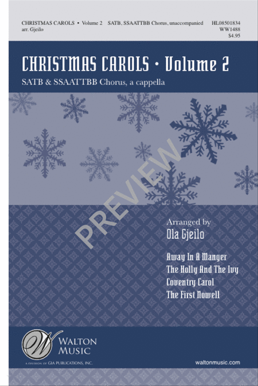 Christmas Carols, Volume 2 SSAATTBB scores gallery preview page 2
