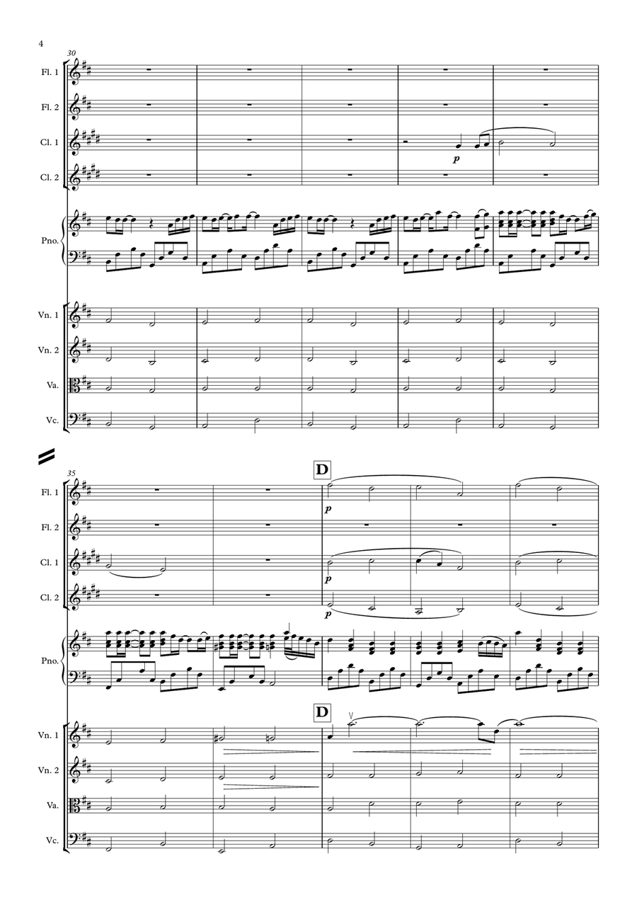Summer Chamber Orchestra scores gallery preview page 5