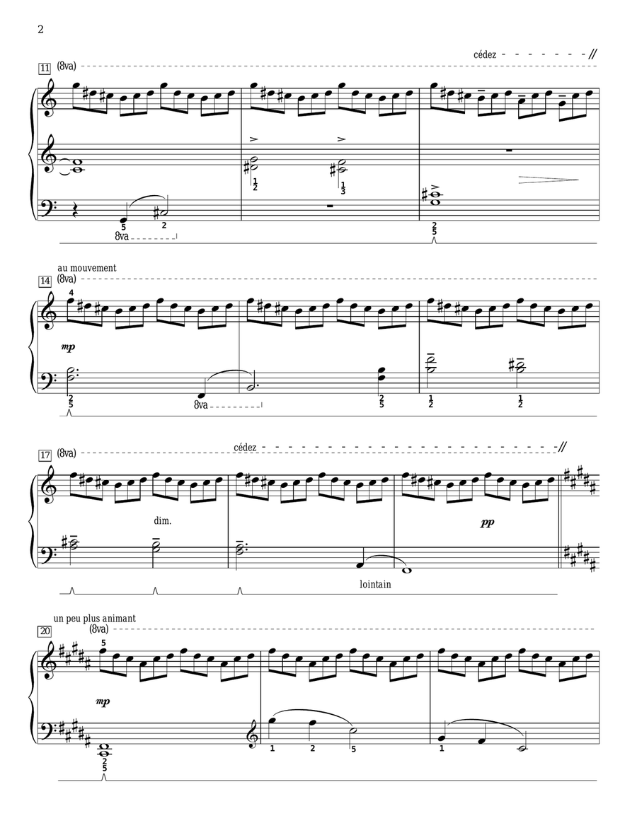 Un phare dans le brouillard (A Lighthouse In The Fog) Piano Method scores gallery preview page 2