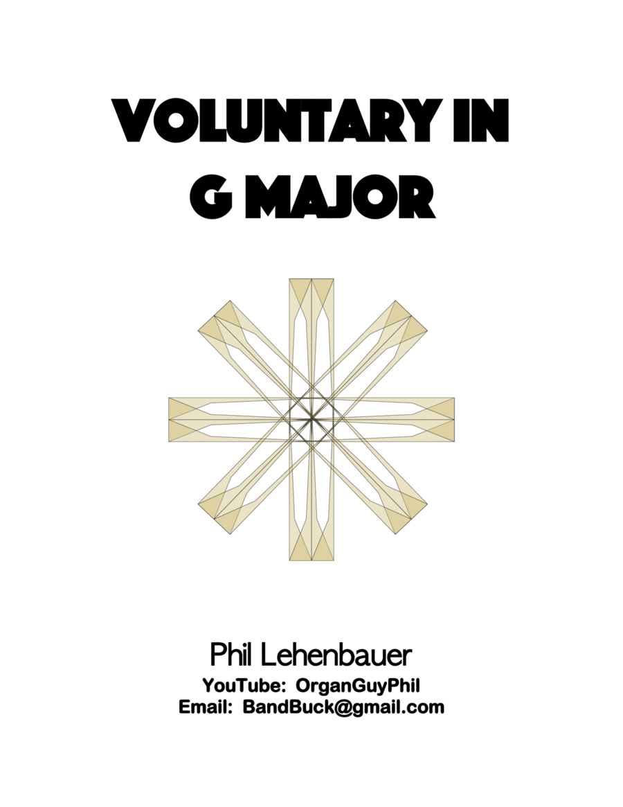 Voluntary in G major, organ work by Phil Lehenbauer image number null