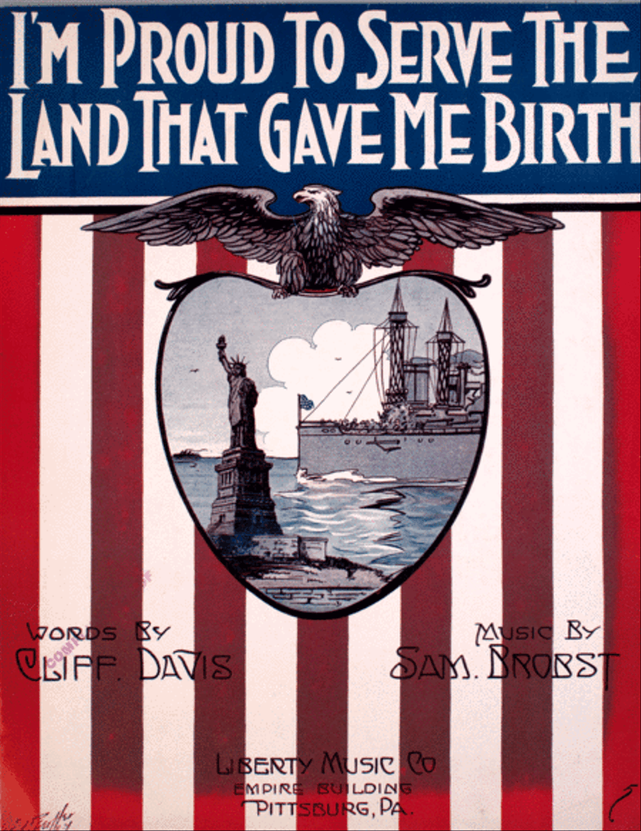 I'm Proud to Serve the Land That Gave Me Birth Voice scores gallery preview page 1