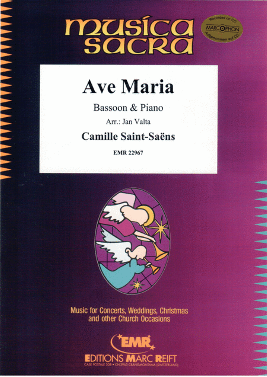 Ave Maria Bassoon Solo scores gallery preview page 1