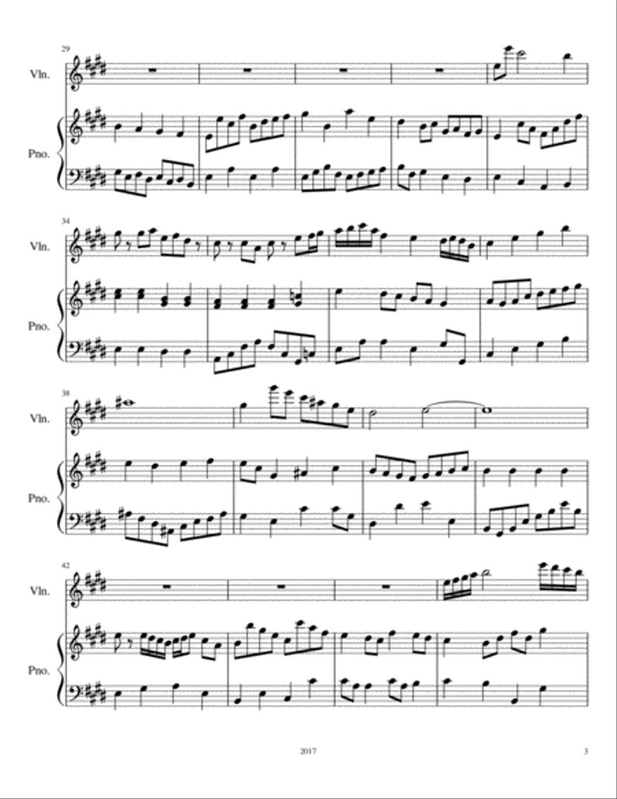 Violin Solo No. 6 Violin Solo scores gallery preview page 3