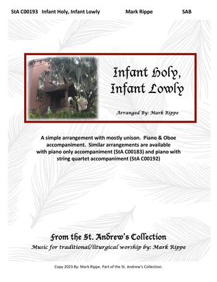 Infant Holy, Infant Lowly (StA C00193)