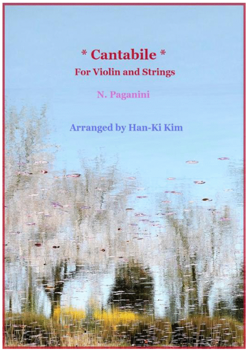 Paganini's Cantabile (For S.Vn and Strings) image number null