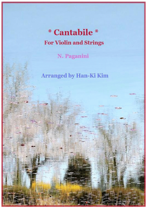 Book cover for Paganini's Cantabile (For S.Vn and Strings)