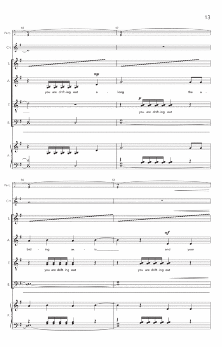 The Lantern Of Your Heart 4-Part scores gallery preview page 12