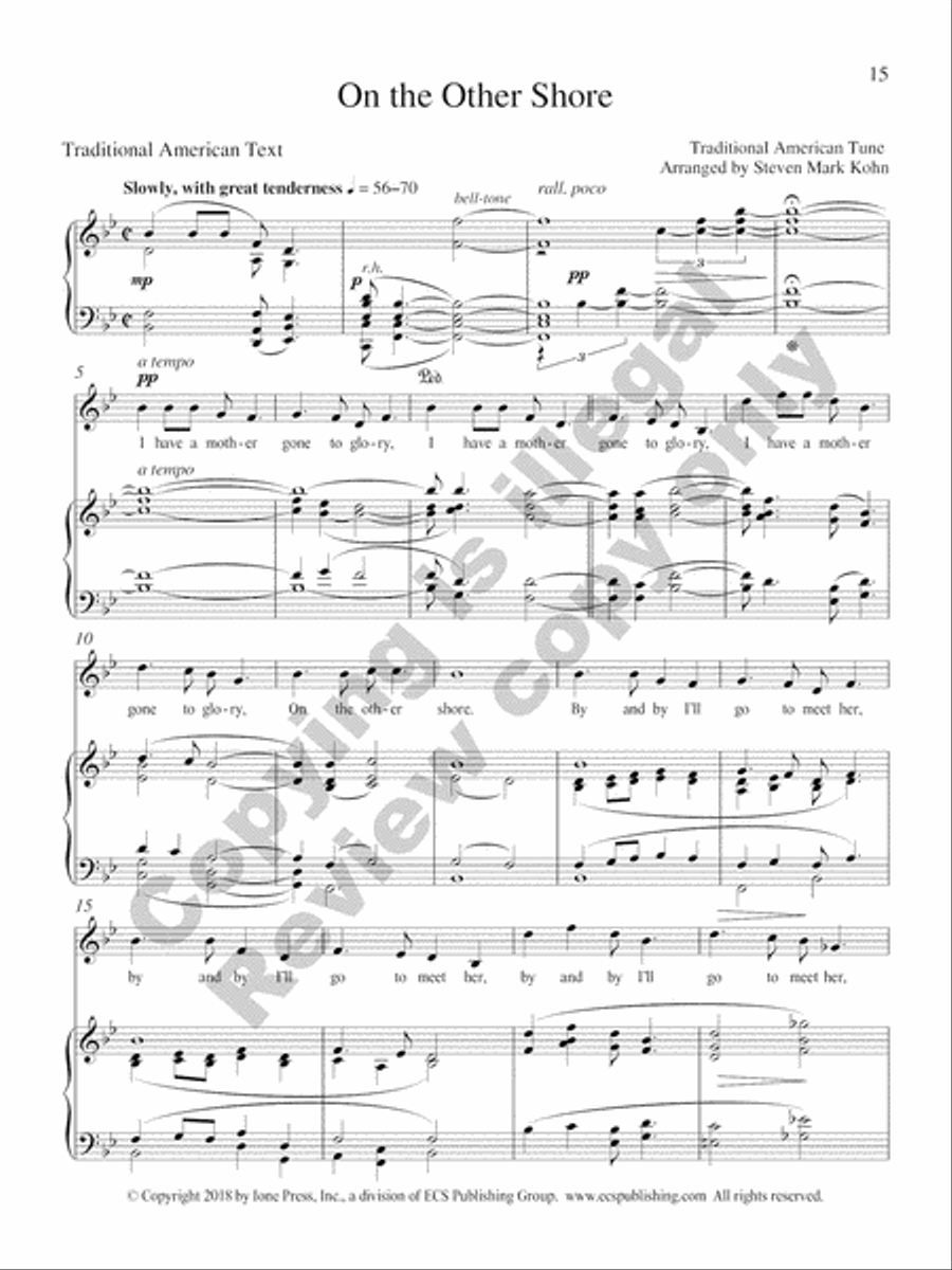 American Folk Set Low Voice scores gallery preview page 31