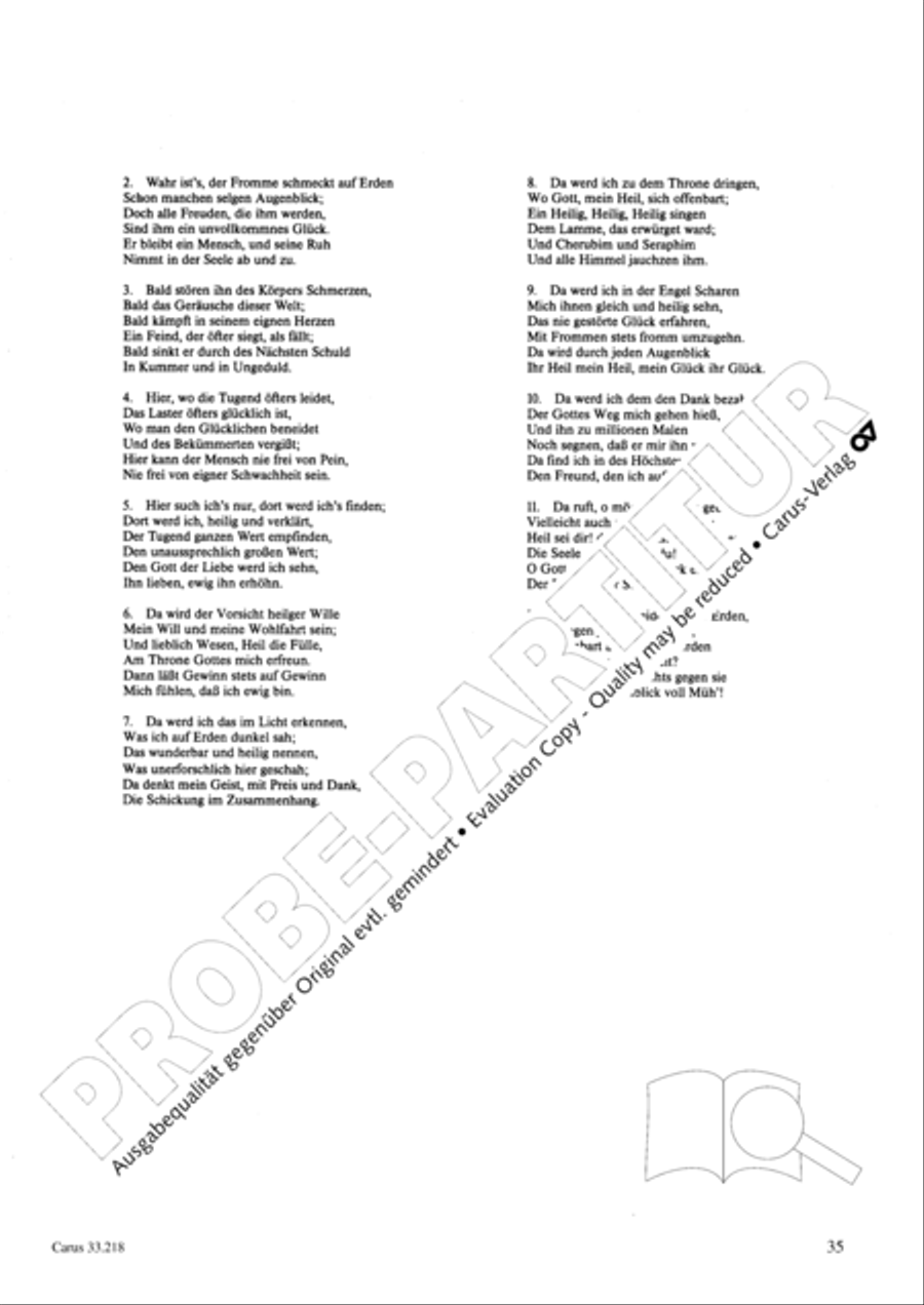 Geistliche Oden und Lieder (Gellert) Collection / Songbook scores gallery preview page 30
