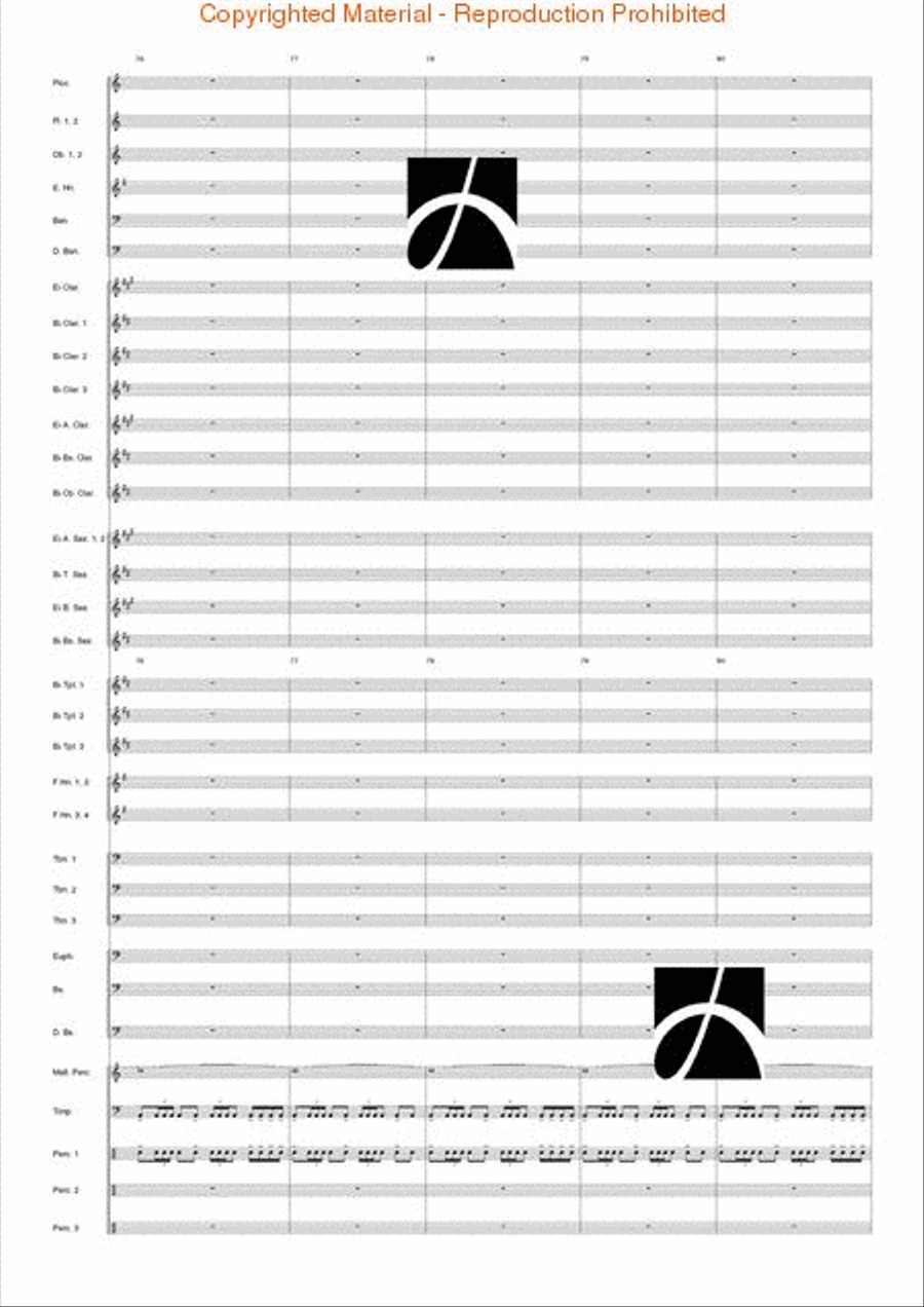 Kraftwerk Concert Band scores gallery preview page 17