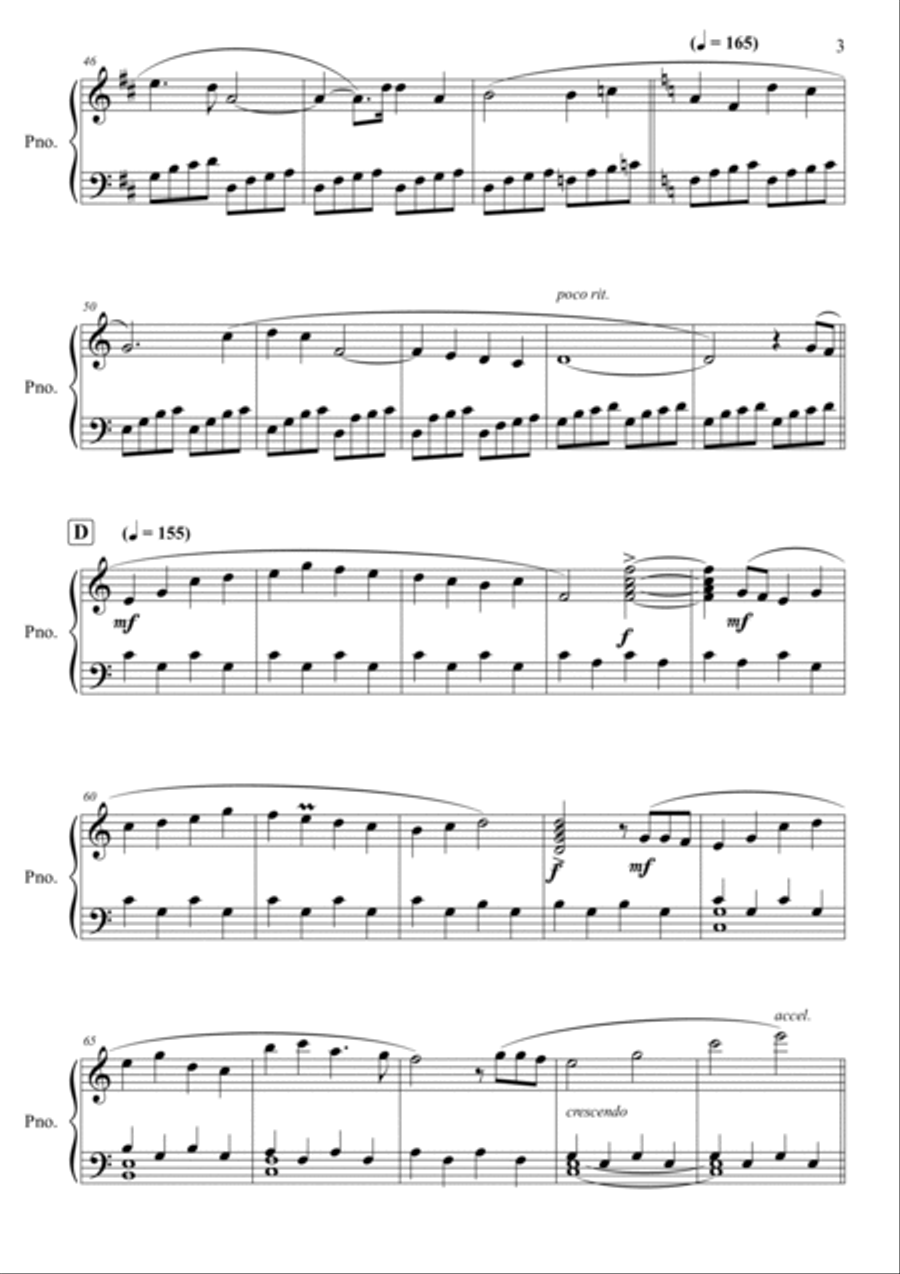 Rocketeer To The Rescue Piano Solo scores gallery preview page 3