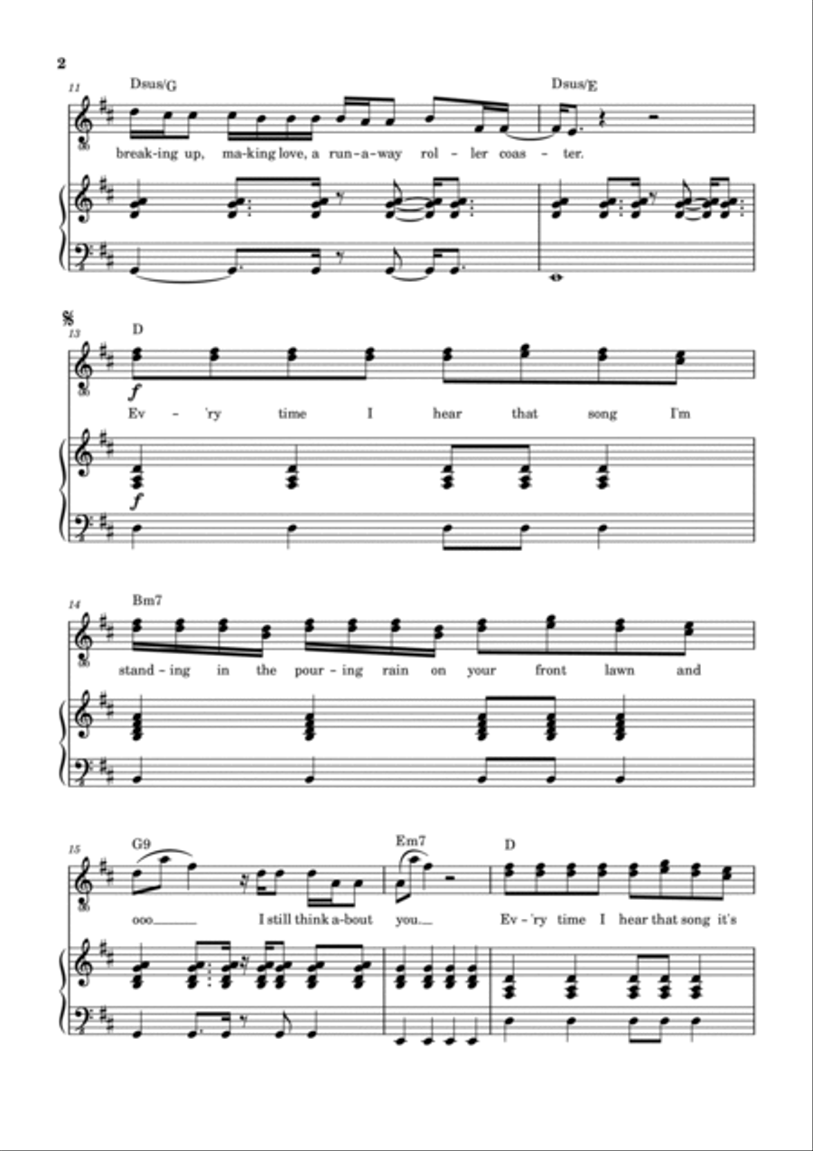Every Time I Hear That Song Voice scores gallery preview page 3
