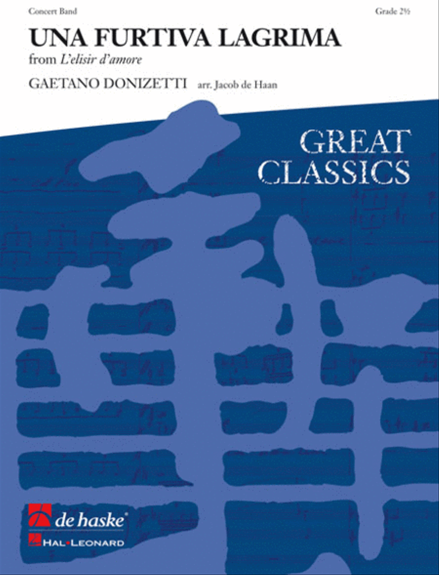 Una Furtiva Lagrima Concert Band scores gallery preview page 1