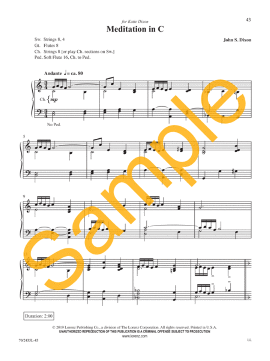 Easy Organ Library, Vol. 74 Organ Solo scores gallery preview page 16