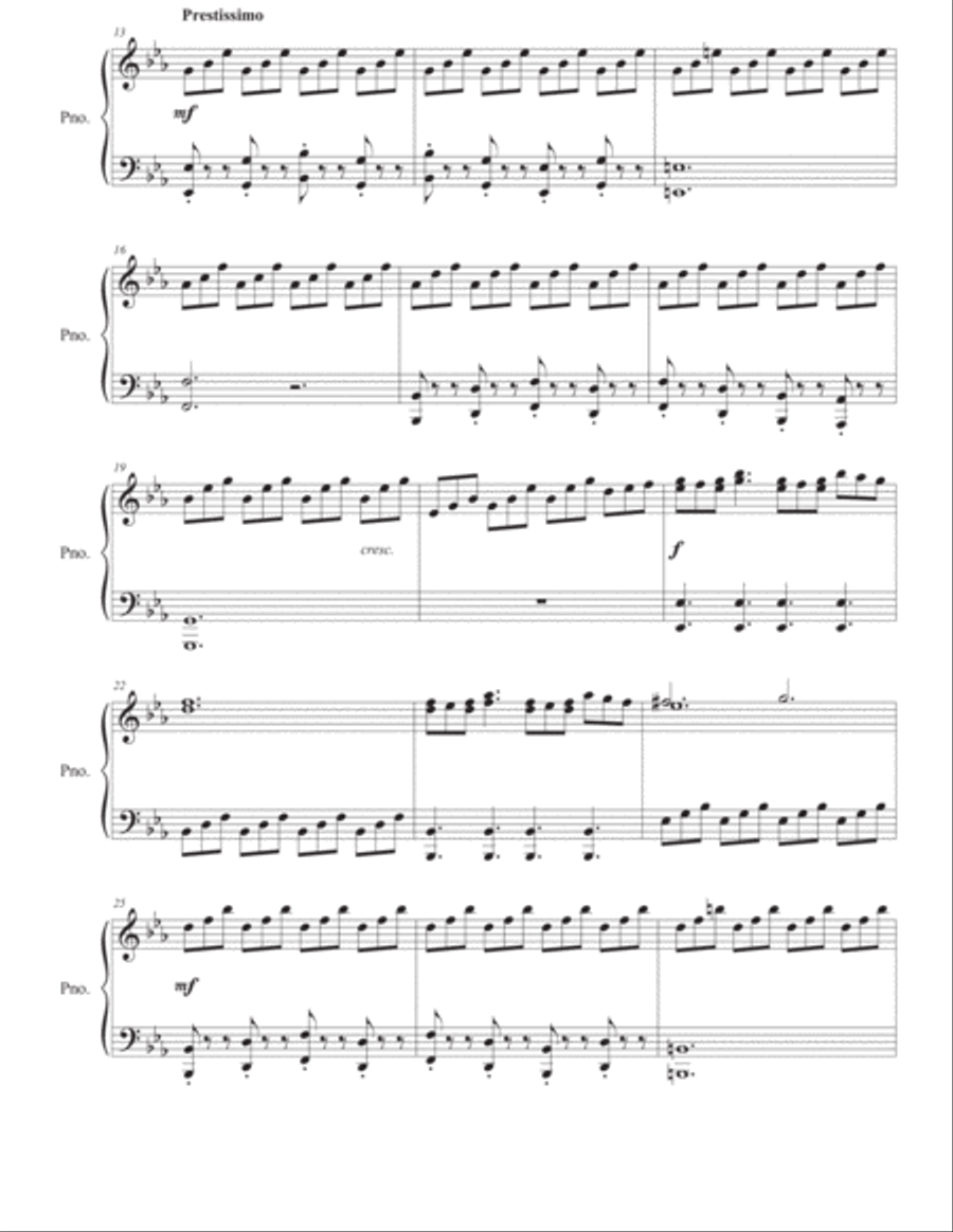 Sonatina in C Minor Piano Solo scores gallery preview page 2