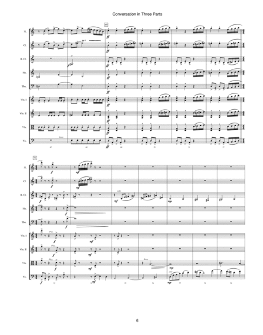 Conversation in Three Parts 3-Part scores gallery preview page 6