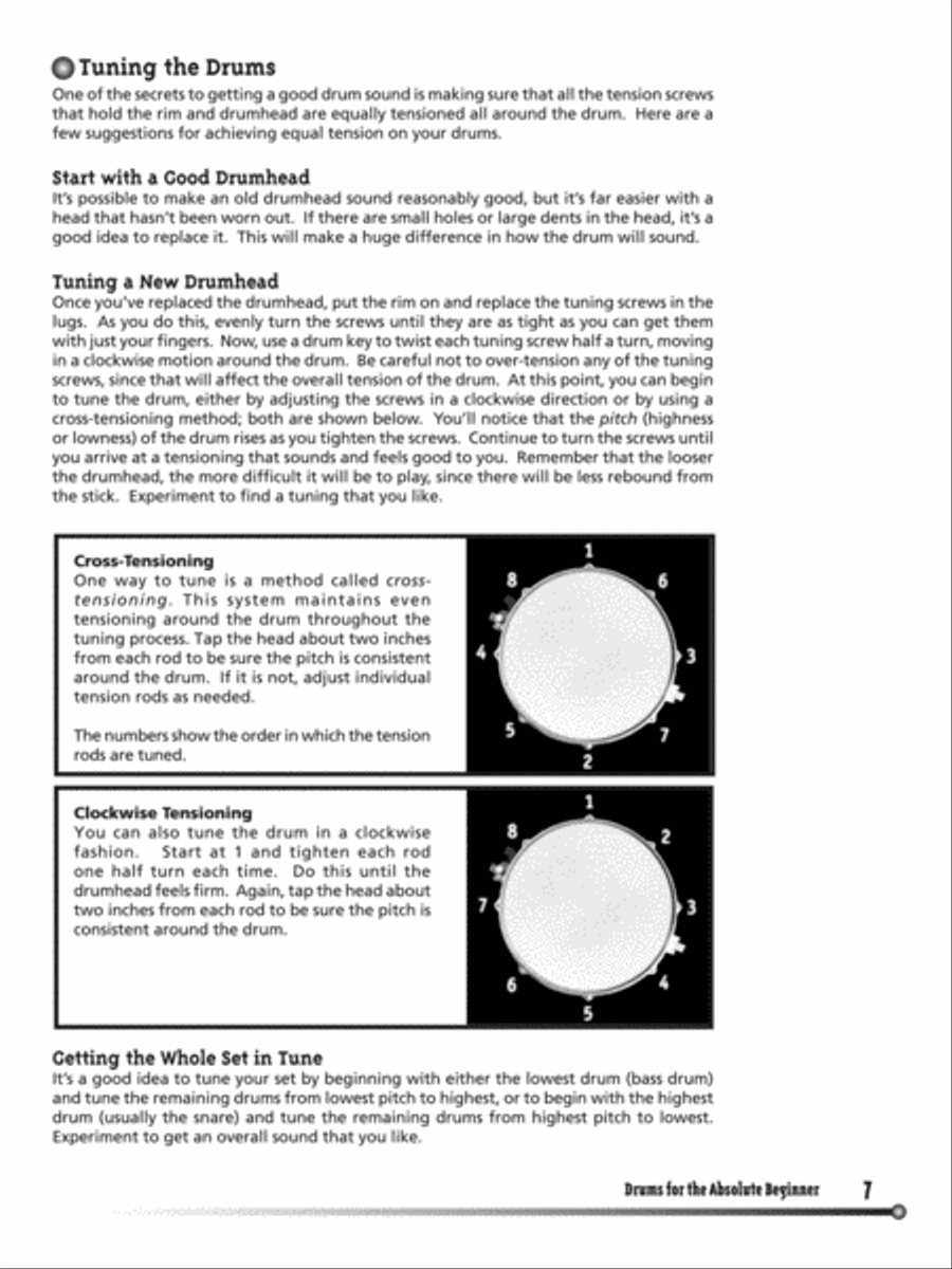 Drums for the Absolute Beginner