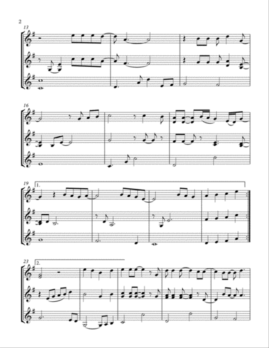Wonderful Tonight Wonderful Tonight String Trio scores gallery preview page 3