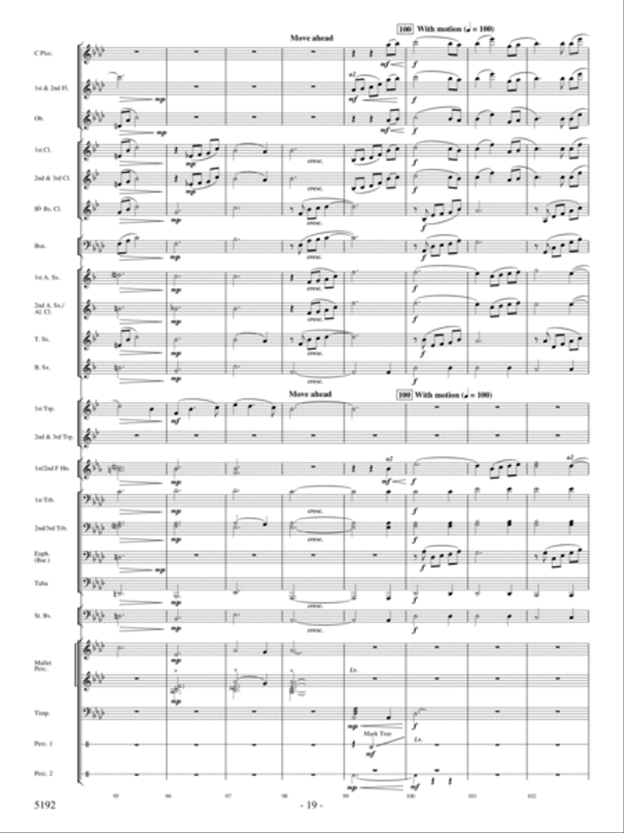Main Street Celebration Concert Band scores gallery preview page 18