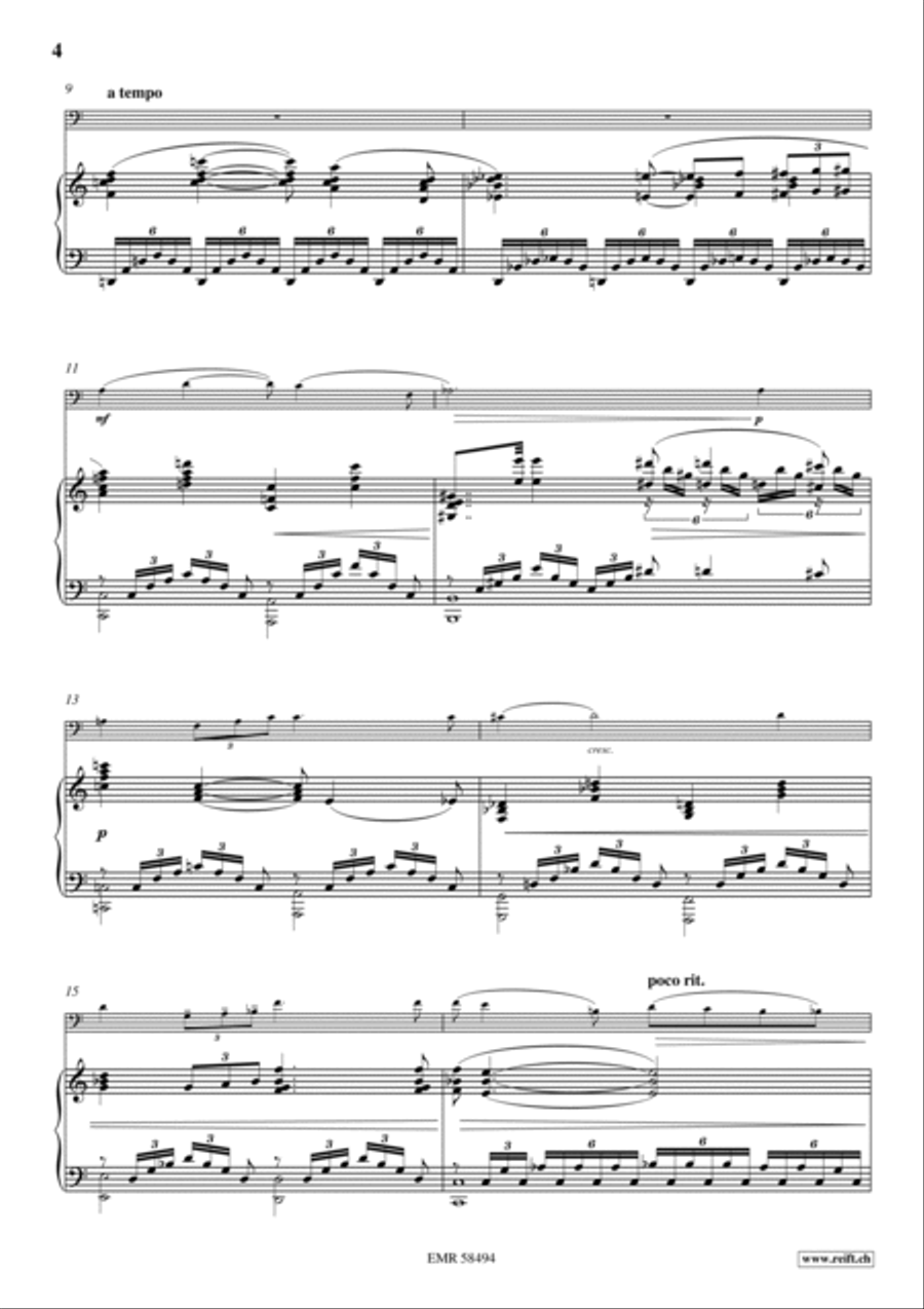 Poeme No. 2 Piano Accompaniment scores gallery preview page 5