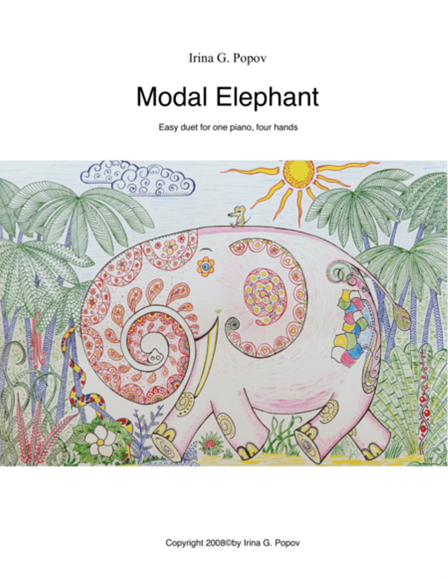 Modal Elephant Piano scores gallery preview page 1