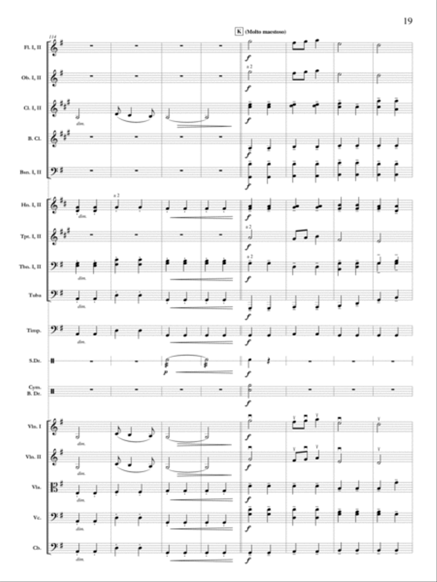 Pomp and Circumstance March No. 1 Orchestra scores gallery preview page 20