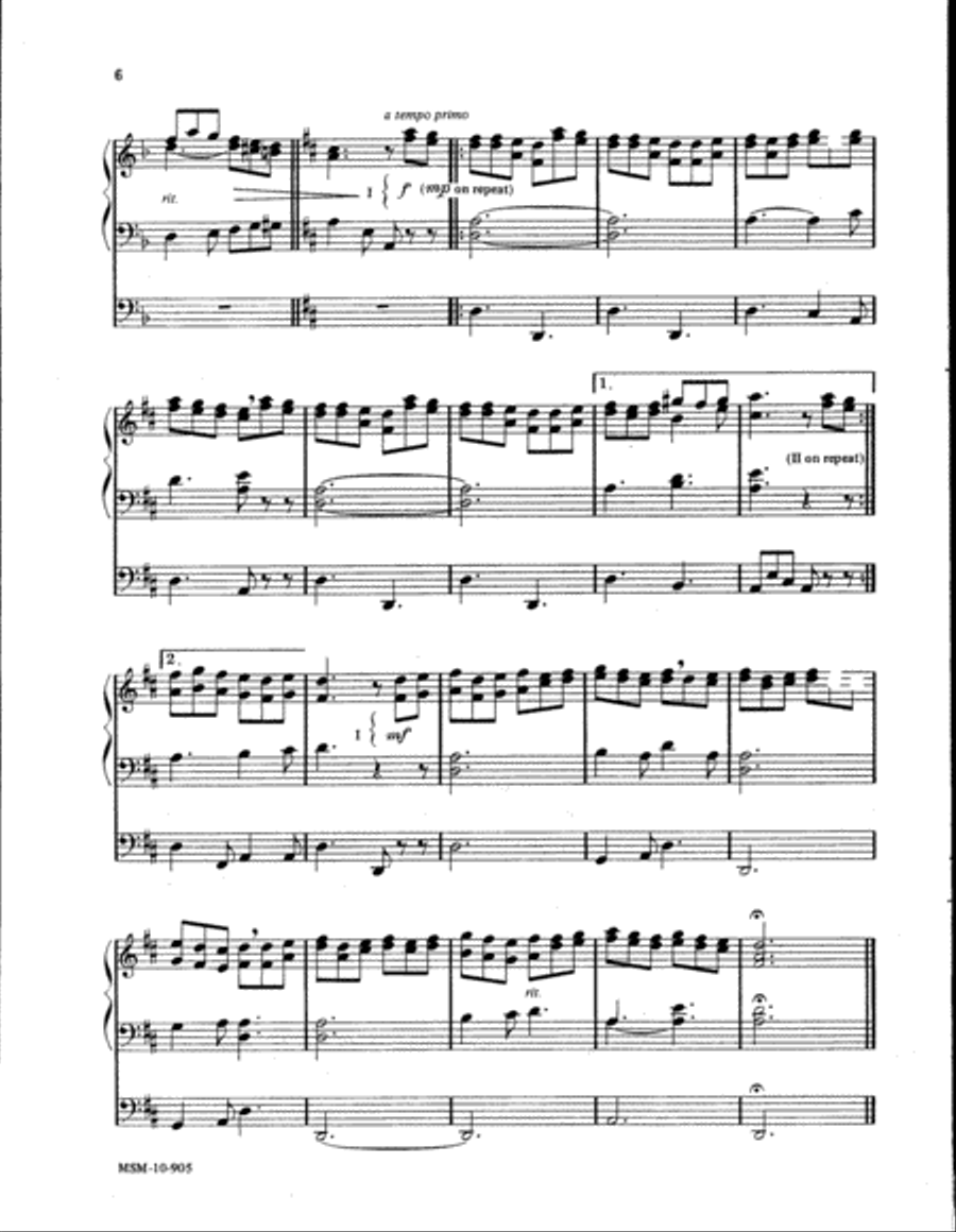 Rondo Organ scores gallery preview page 3