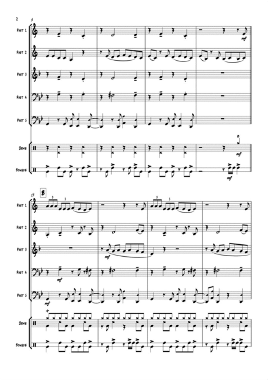 Havana Euphonium scores gallery preview page 4