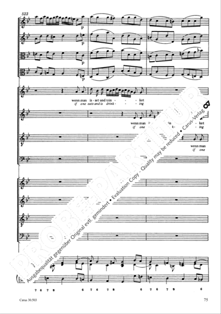 My beloved, you are fair (Meine Freundin, du bist schon) 4-Part scores gallery preview page 78