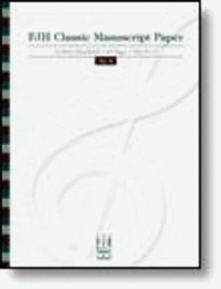 Book cover for FJH Classic Manuscript Paper No. 3