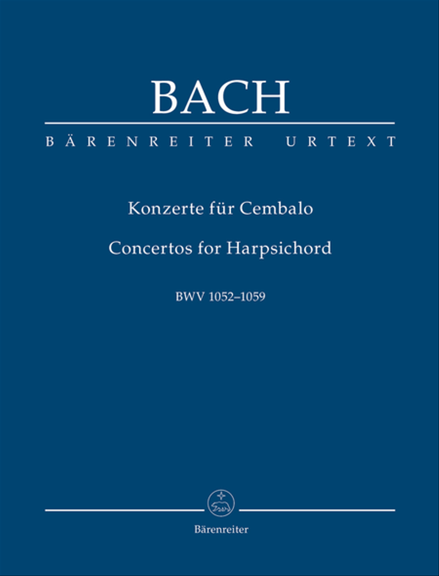 Concertos for Harpsichord BWV 1052-1059 Chamber Orchestra scores gallery preview page 1