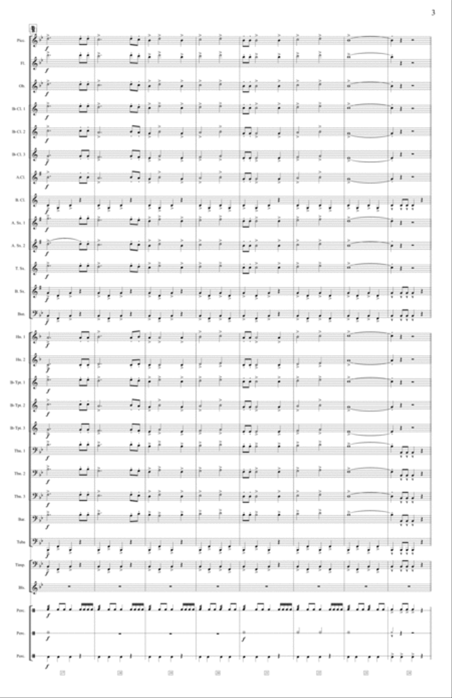 King and Queen March - score and parts Concert Band scores gallery preview page 5