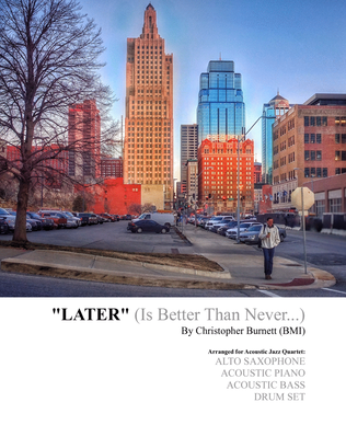 Book cover for LATER (Is Better Than Never)