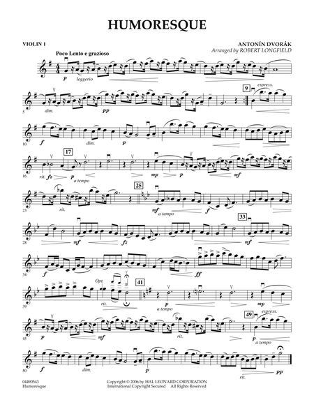 Humoresque - Violin 1