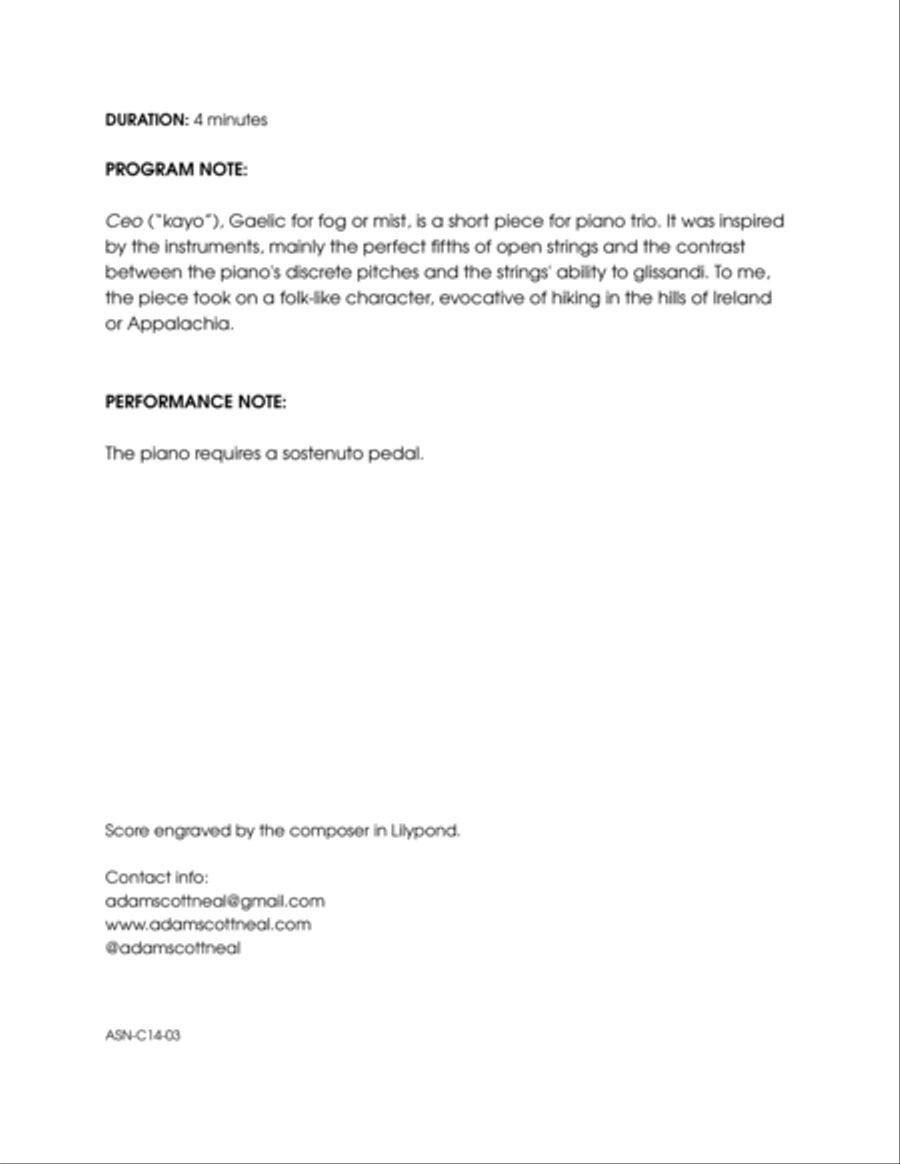 Ceo Piano Trio scores gallery preview page 2