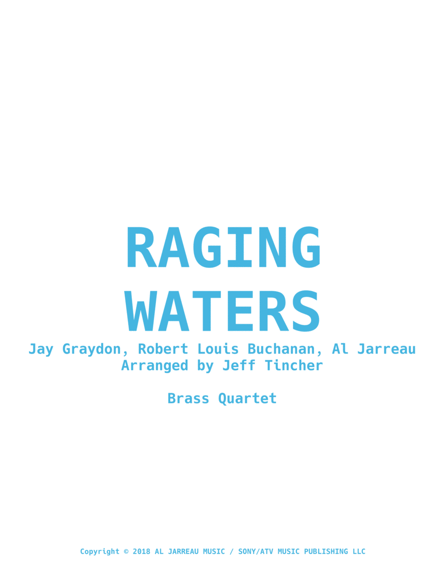 Raging Waters Brass Ensemble scores gallery preview page 1