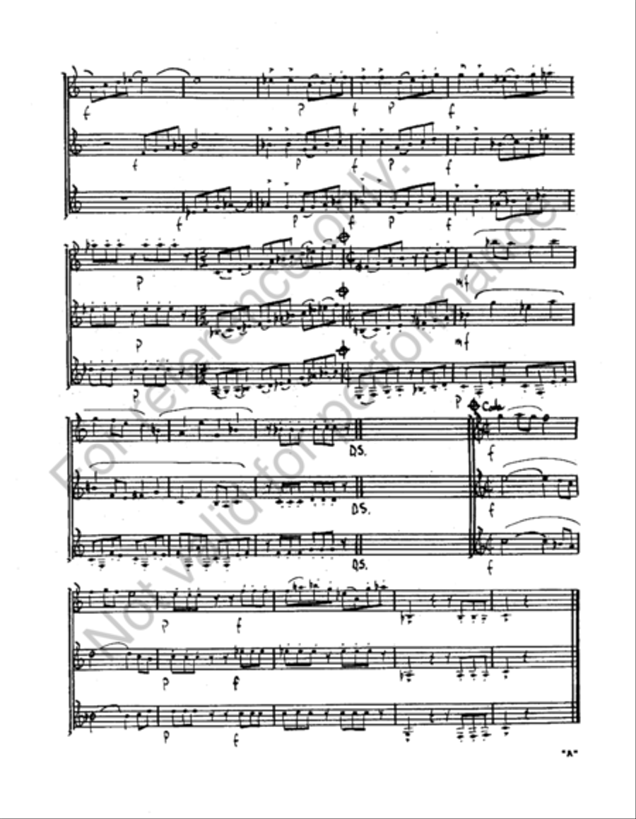Directions Clarinet Trio scores gallery preview page 3